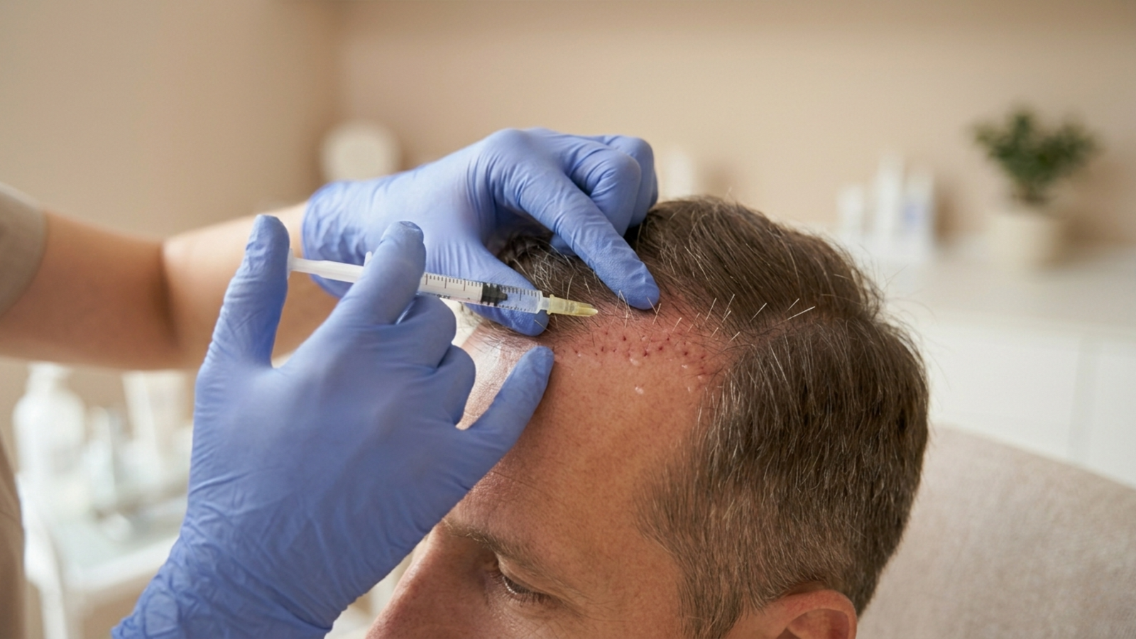 Tratamiento de mesoterapia capilar para la caída de cabello en Ananda Centro Médico Estético, Murcia
