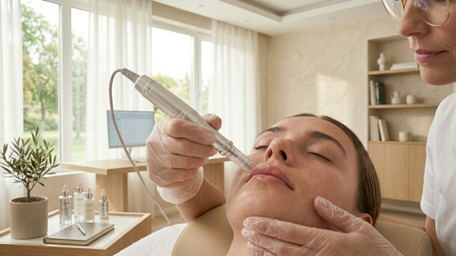 Tratamiento Hidralips con microneedling en labios en Ananda Centro Médico Estético, Murcia