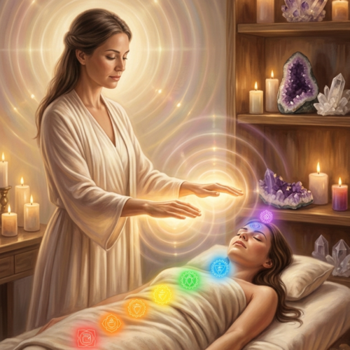 Sesión de Alineación de Chakras y Limpieza Transgeneracional, terapia holística en Ananda Centro Médico Estético, Murcia