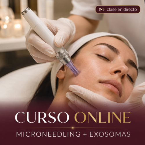 Curso online en directo de microneedling profesional con especialización en exosomas