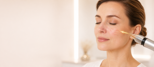 Tratamiento de láser vascular facial para telangiectasias y capilares visibles en Murcia