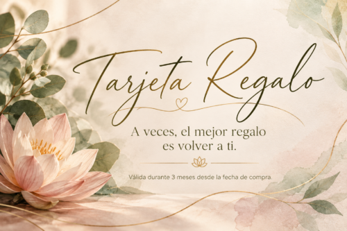Tarjeta regalo de bienestar y terapias holísticas de Ananda Centro Médico Estético en Murcia capital
